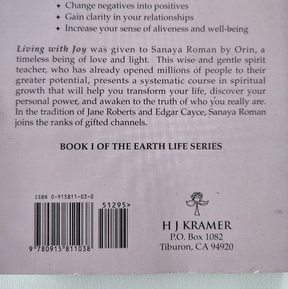 Living with Joy, keys to Personal Power and Spiritual Transformation book - Picture 4 of 13